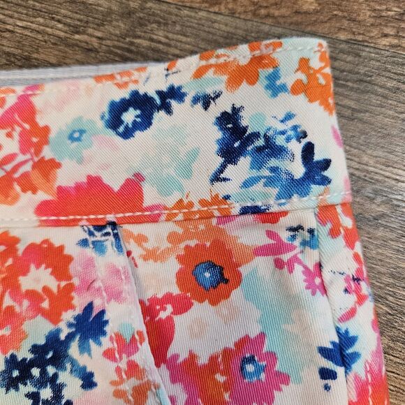 New Sun Soft Shorts Chino Floral Juniors 5 Cotton Stretch Summer - Picture 6 of 14